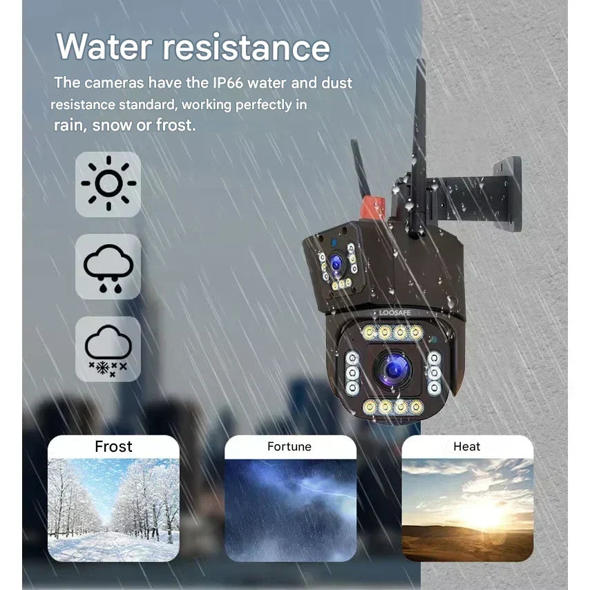Wireless Dual-Lens 4K Solar Security Camera