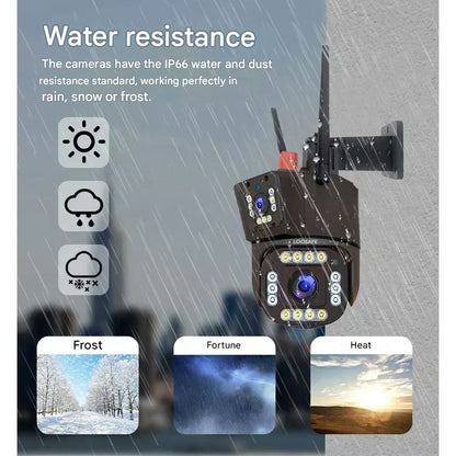Wireless Dual-Lens 4K Solar Security Camera