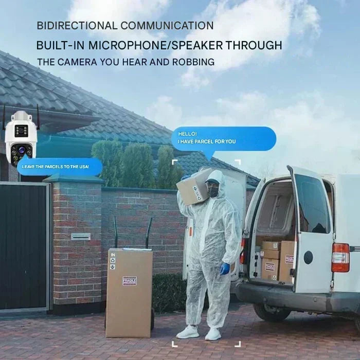 Wireless Dual-Lens 4K Solar Security Camera
