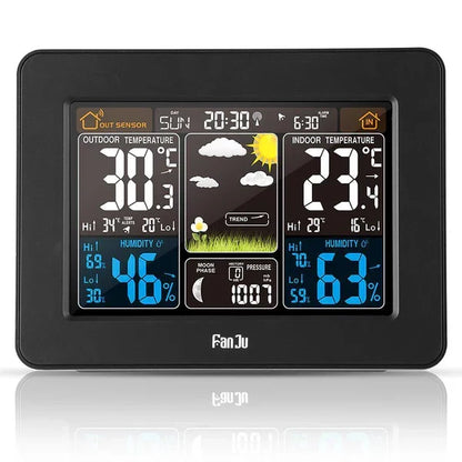 Wireless Home Weather Station Indoor Outdoor Temperature and Humidity Monitor