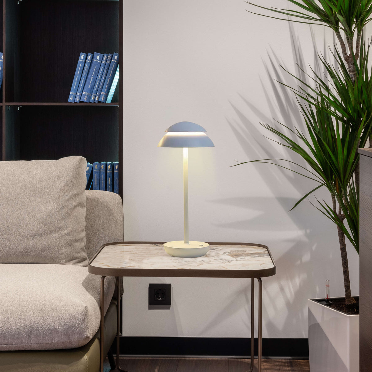 Wireless LED Table Lamp with Adjustable Brightness and Colour Temperature