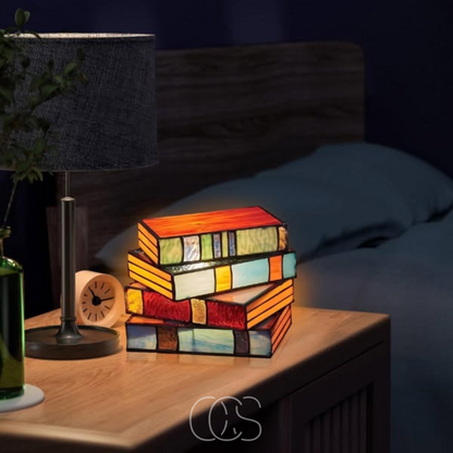 Wireless Mosaic Book Lamp Decorative Table Light