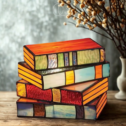 Wireless Mosaic Book Lamp Decorative Table Light