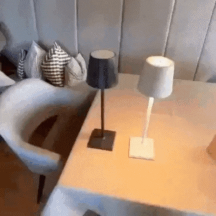 Wireless Rechargeable LED Table Lamp with Touch Control and Three Brightness Levels