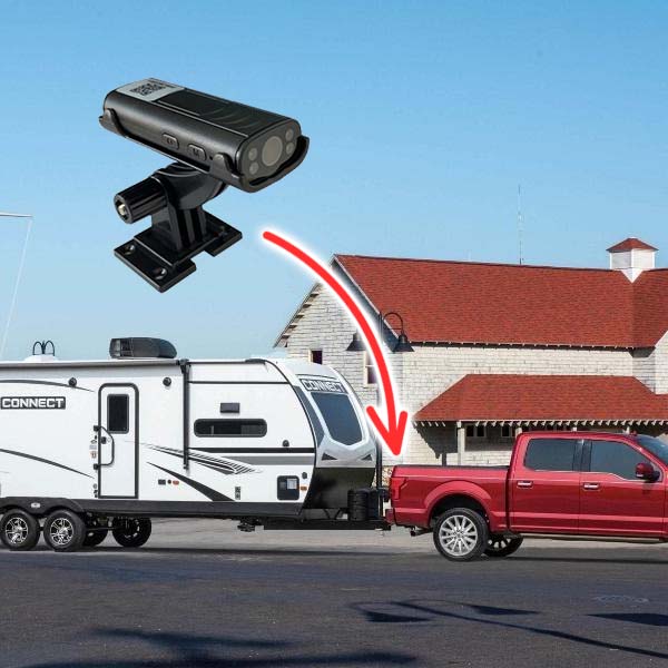 Wireless Reverse Hitch Camera for Easy Trailer Alignment