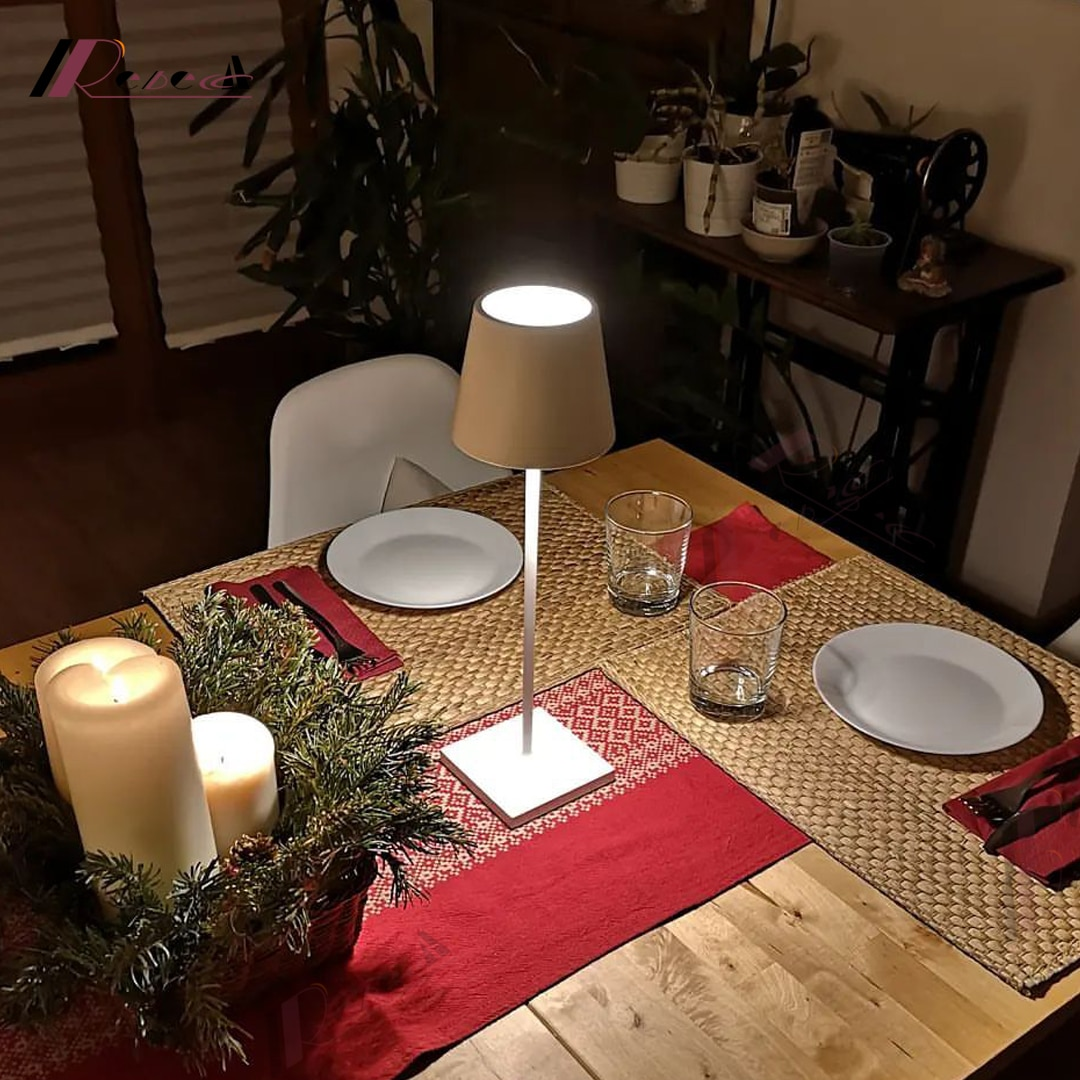 Wireless Table Lamp with Adjustable Warm White Lighting