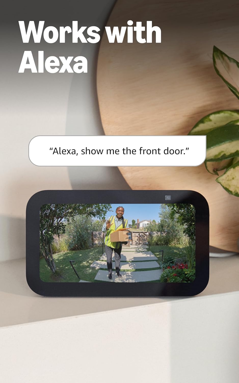 Wireless Video Doorbell with 1080p HD Camera, Motion Detection and Rechargeable Battery