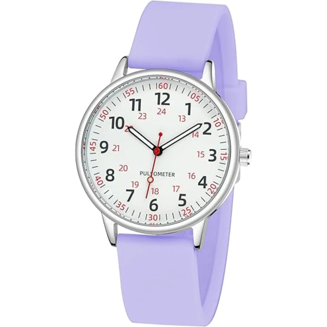 Women’s Clip On Fob Watch Silicone Waterproof Design