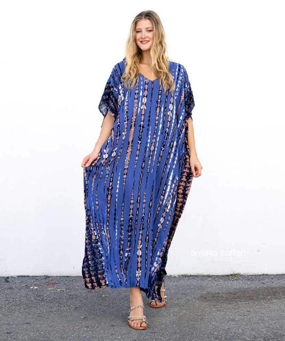 Women’s Loose Kaftan with Relaxed Fit and One-Size Design