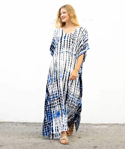 Women’s Loose Kaftan with Relaxed Fit and One-Size Design