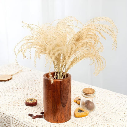 Wooden Kitchen Utensil Holder – Minimalist Organiser with Drainage Design