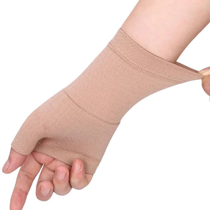 Wrist Compression Sleeve with Thumb Support and Adjustable Fit