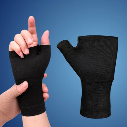 Wrist Compression Sleeve with Thumb Support and Adjustable Fit