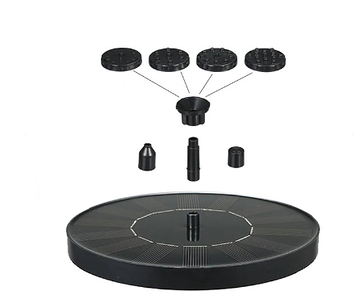 Solar Bird Bath Fountain with Circulating Water Feature for Relaxing Garden Decor